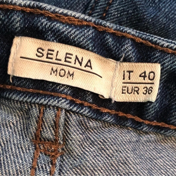Selena Blue Denim  Mom Jeans - Picture 5 of 5